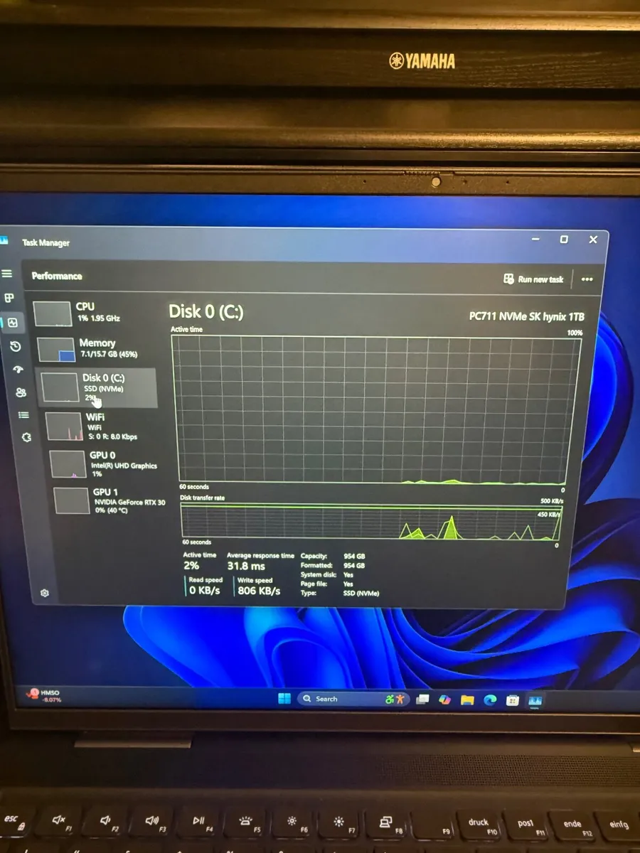 Dell Inspiron 7610 Laptop i7/16GB/1TSSD/FHD/Nvidia - Image 2