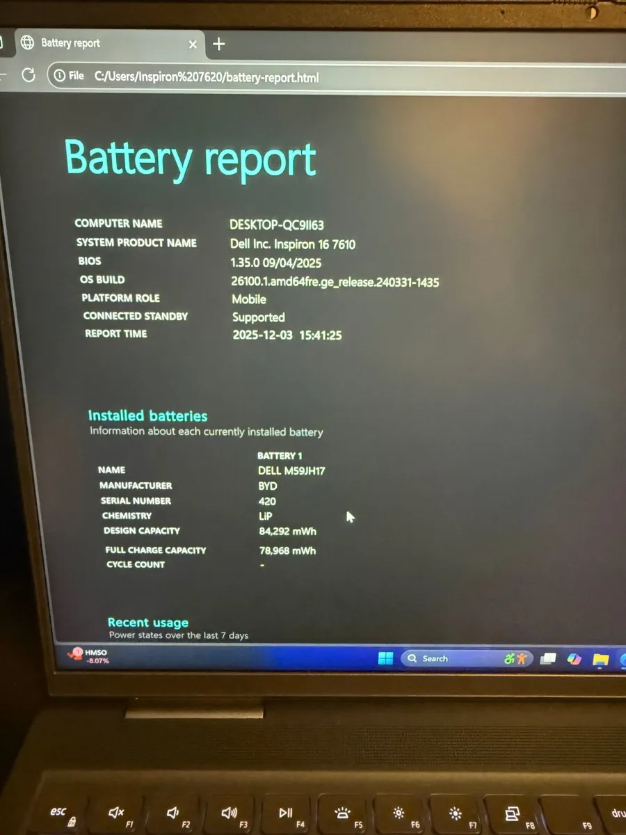 Dell Inspiron 7610 Laptop i7/16GB/1TSSD/FHD/Nvidia - Image 3