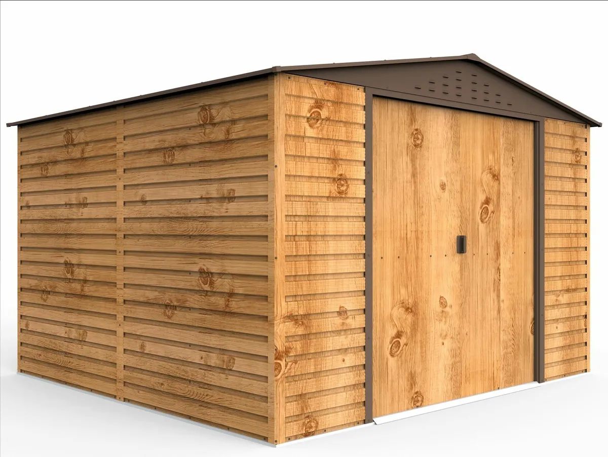🏡 Alpine 10x10 Steel Garden Shed – Free Floor Kit - Image 3
