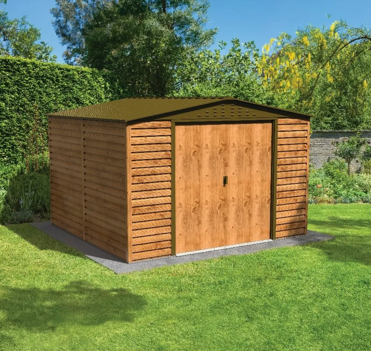 🏡 Alpine 10x10 Steel Garden Shed – Free Floor Kit - Image 1
