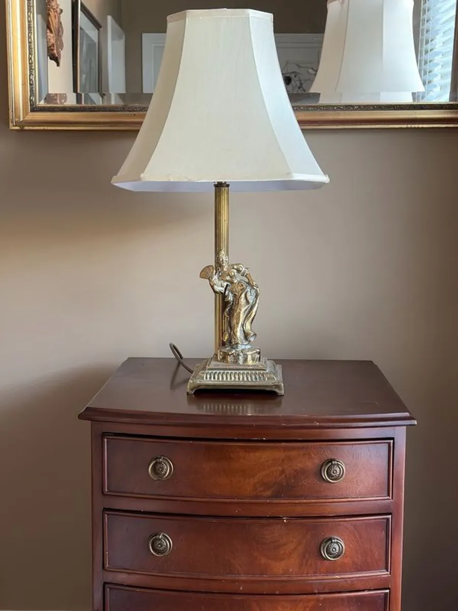Brass table lamp - Image 1