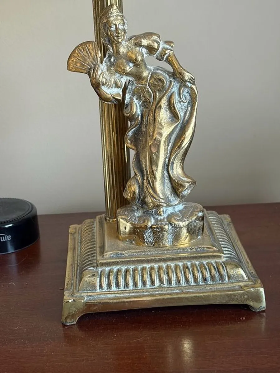 Brass table lamp - Image 2