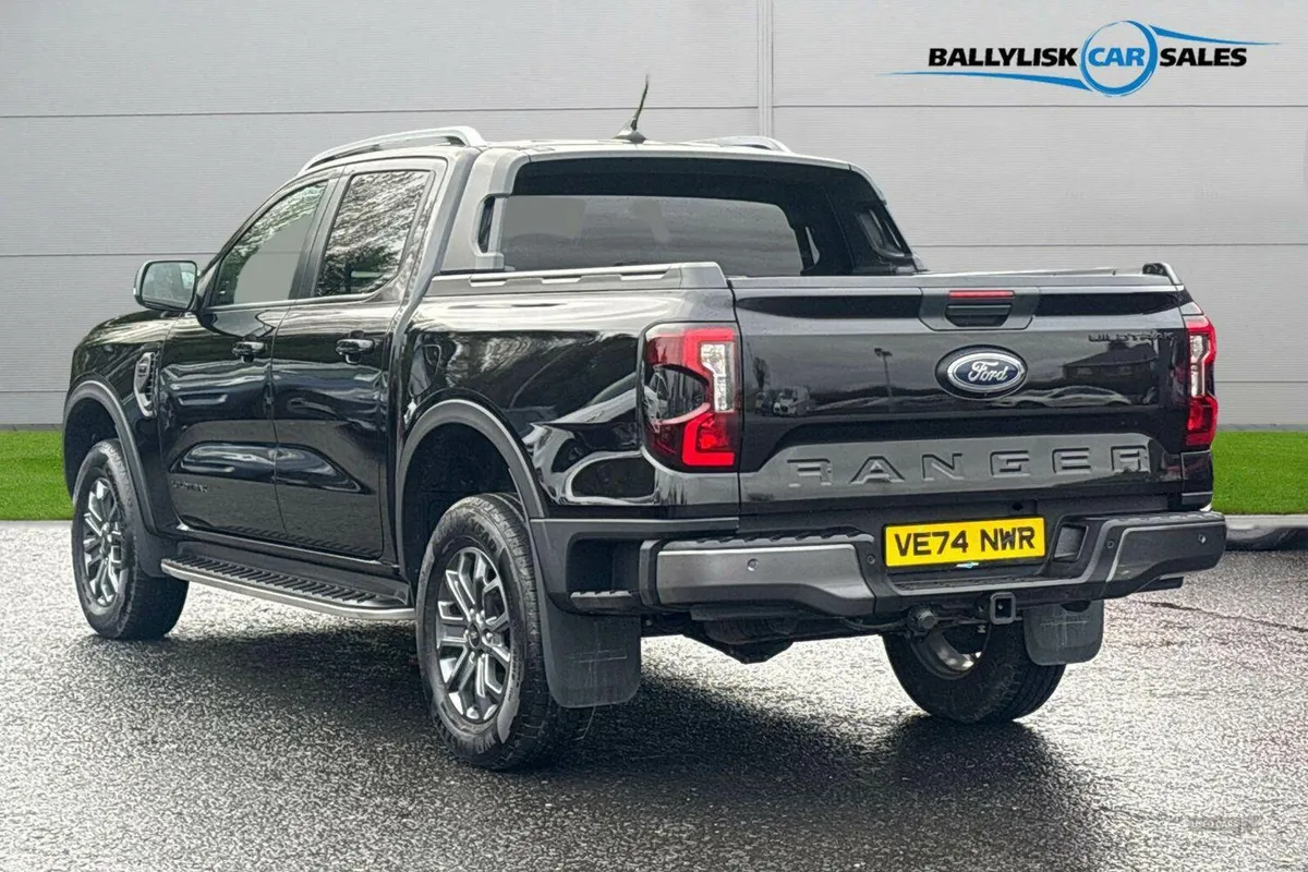 Ford Ranger 3.0 TD V6 Wildtrak Auto 4WD in Black w - Image 2