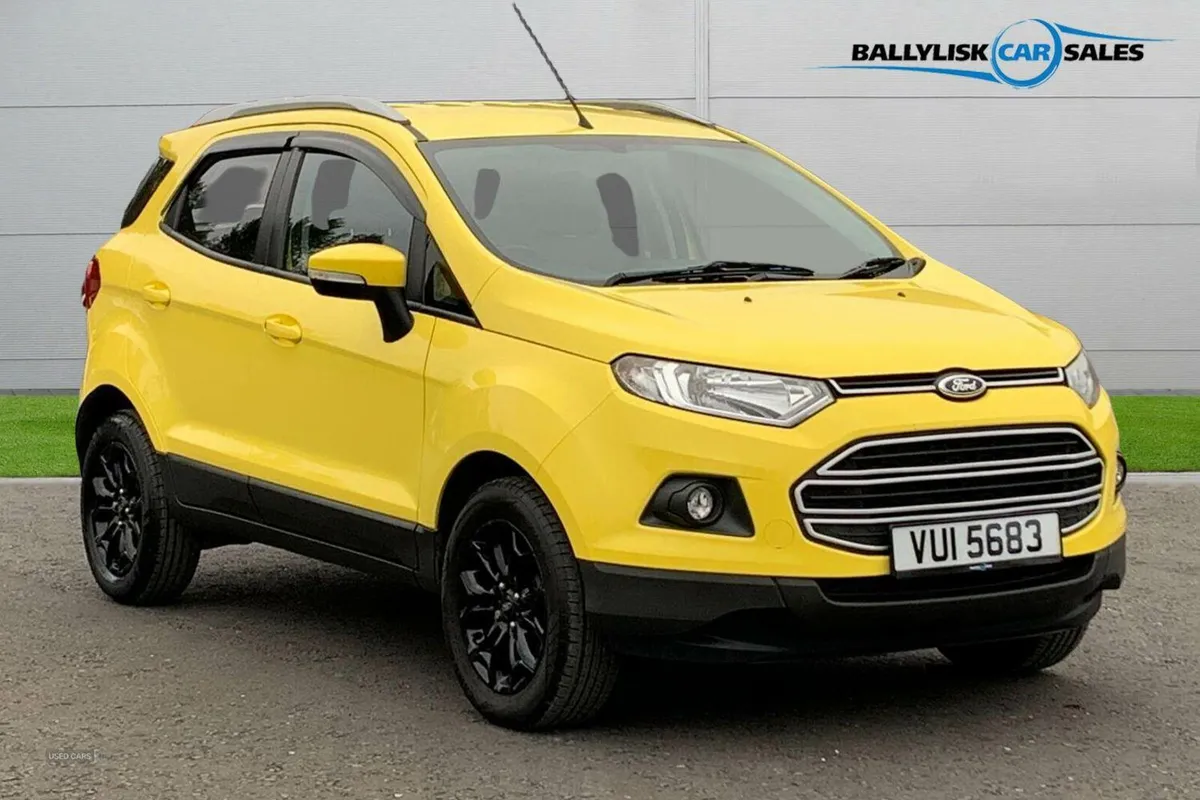 Ford EcoSport 1.5 TDCi 95PS Zetec in Bright Yellow - Image 1
