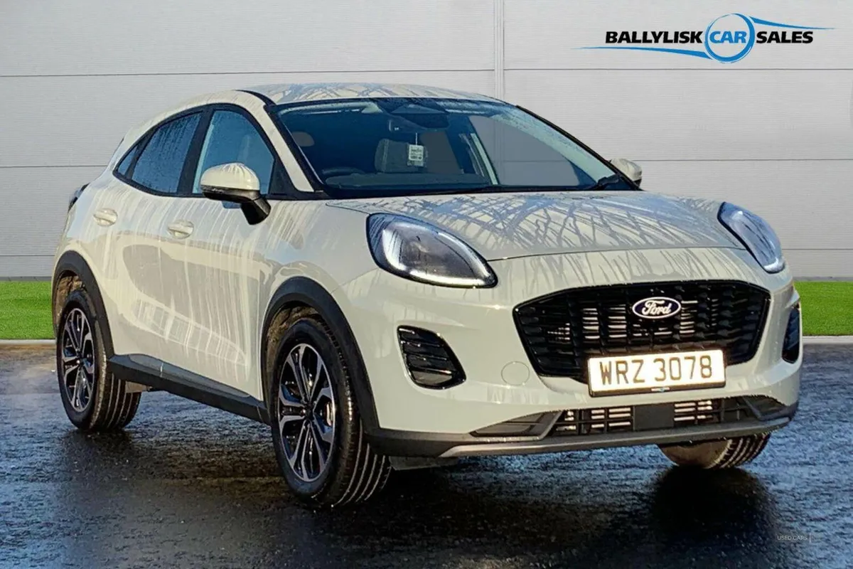 Ford Puma 1.0T Titanium in Cactus Grey with only 1 - Image 1