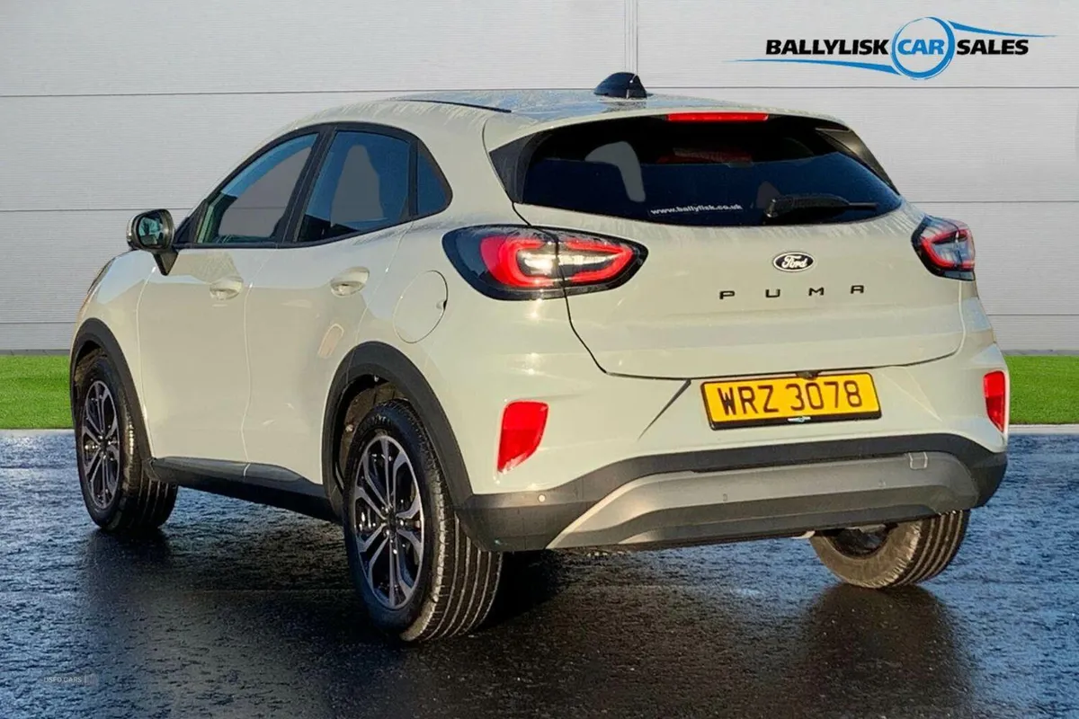 Ford Puma 1.0T Titanium in Cactus Grey with only 1 - Image 2