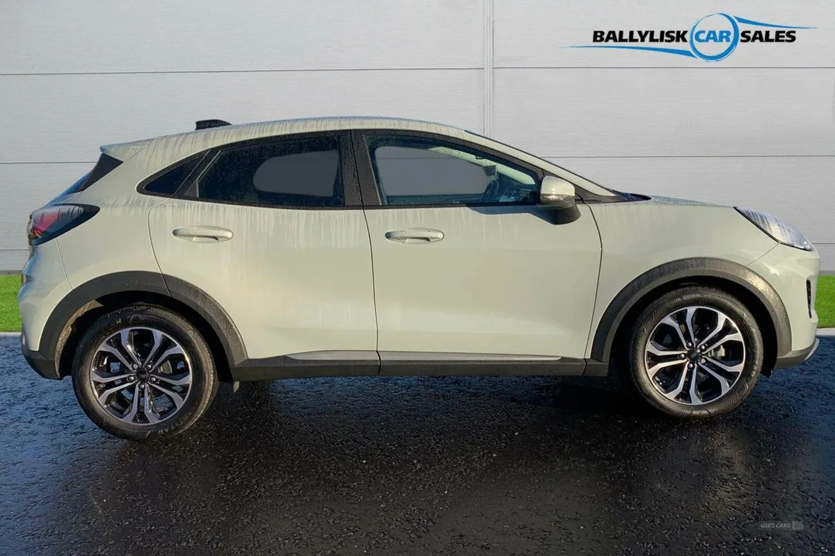 Ford Puma 1.0T Titanium in Cactus Grey with only 1 - Image 3