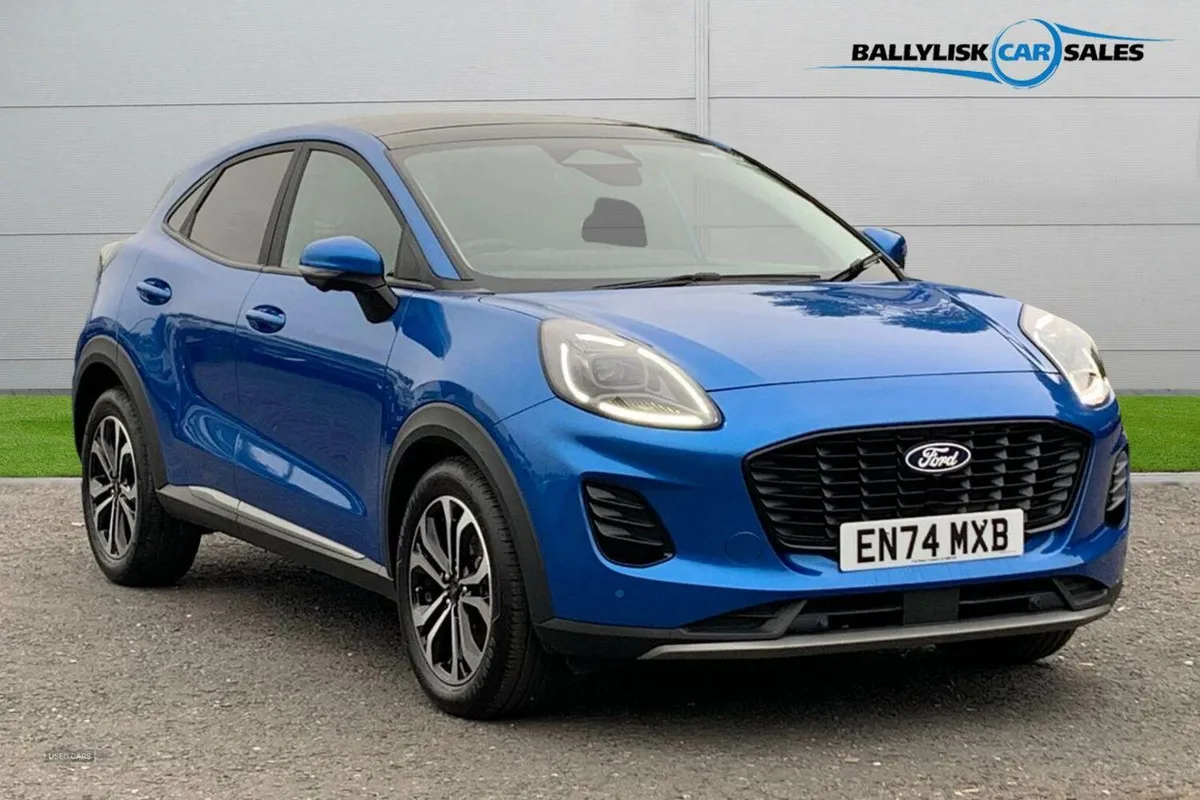 Ford Puma 1.0T 125PS Titanium Auto in Blue with ££ - Image 1