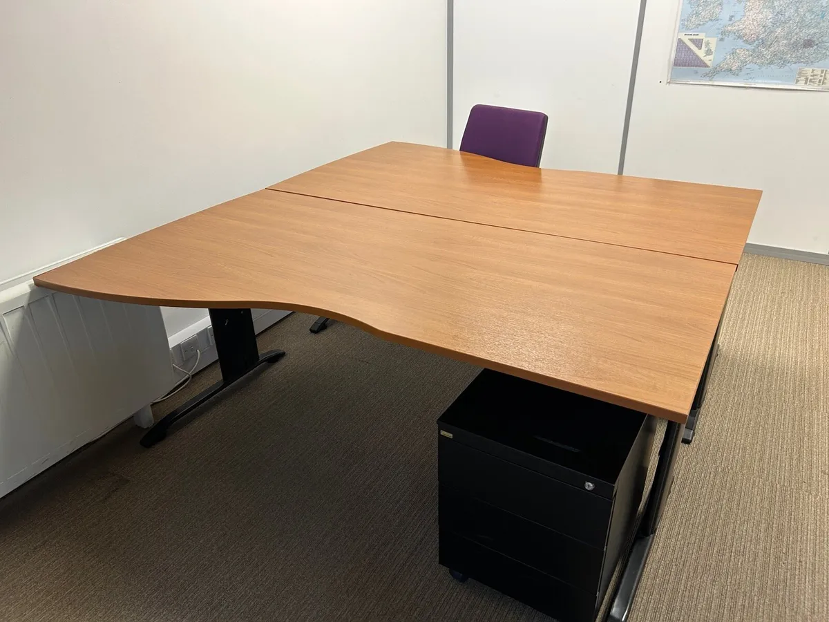 Cherry Office Desks x 6Nr. - Image 2