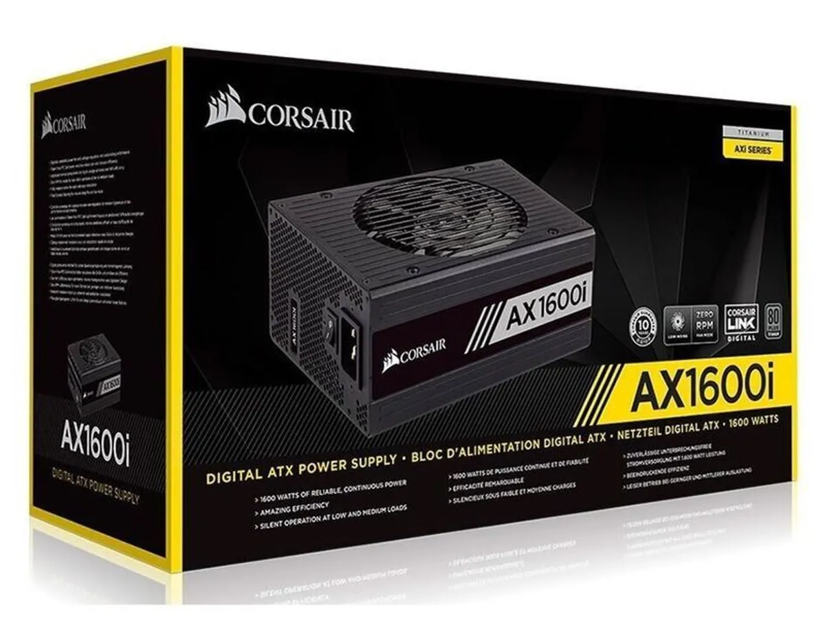 Corsair AX1600i Digital ATX Power Supply 1600W - Image 1
