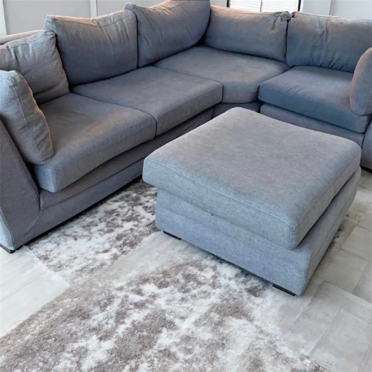 Corner Sofa with ottoman - Image 2