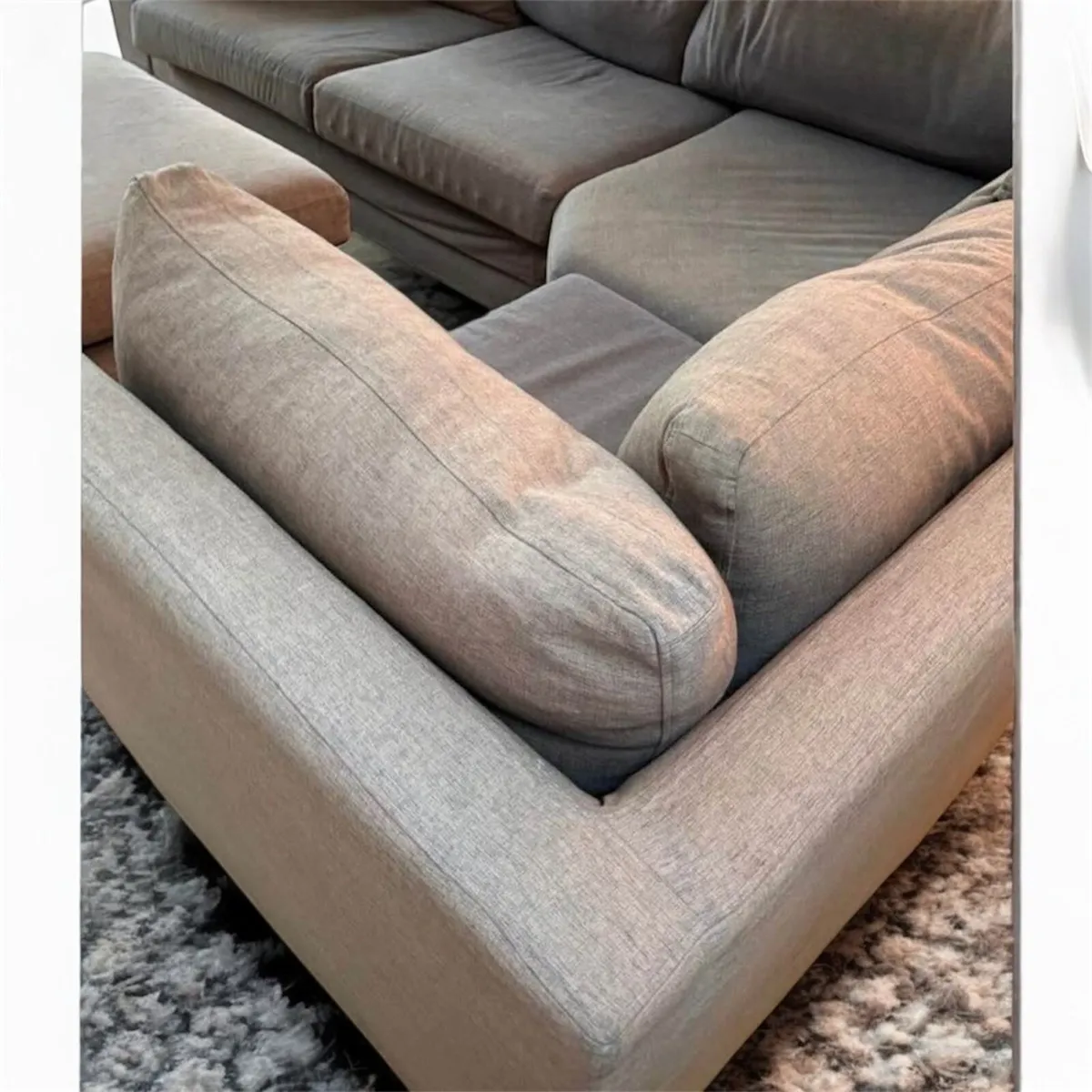 Corner Sofa with ottoman - Image 3