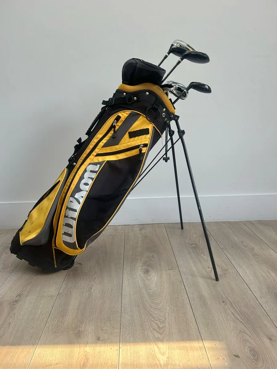 Left-Handed Golf Clubs & Bag - Image 1