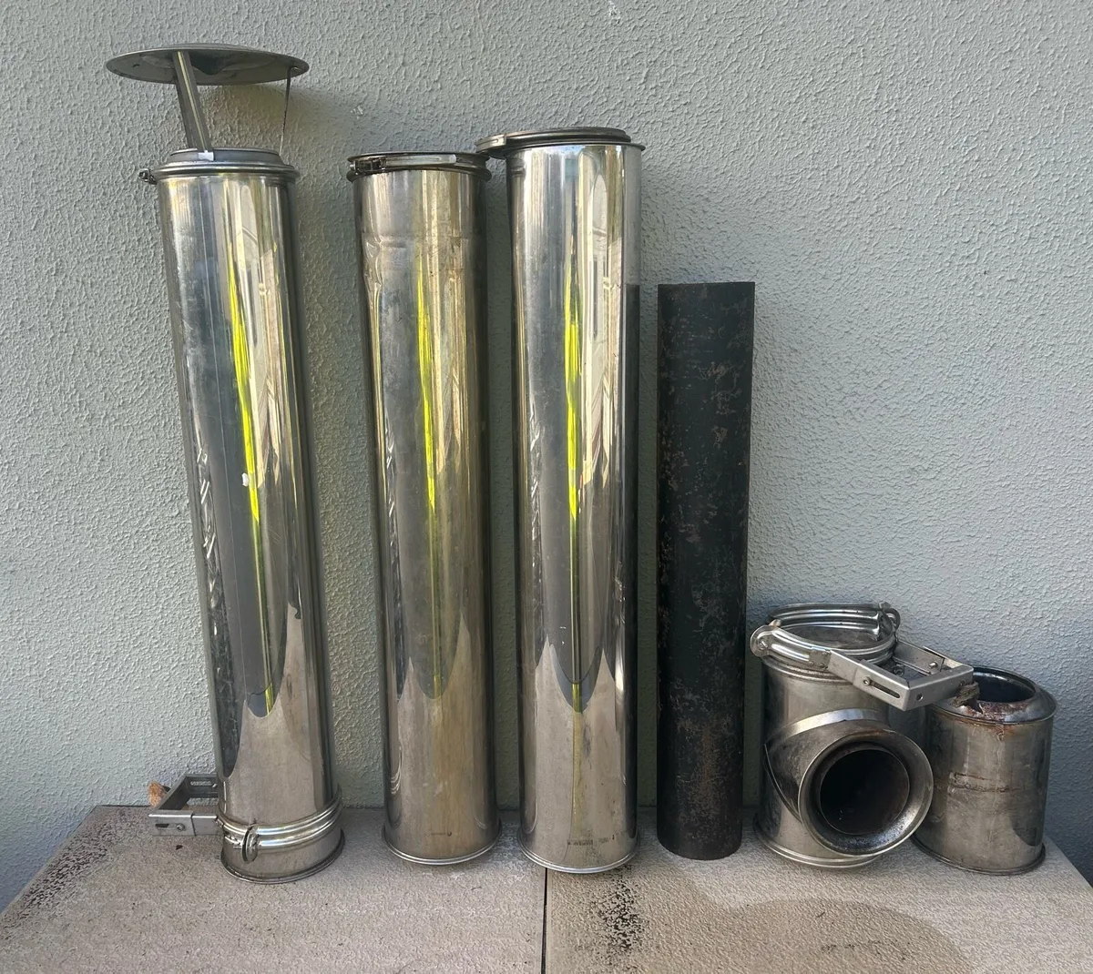 Stove chimney double skin and single - Image 1