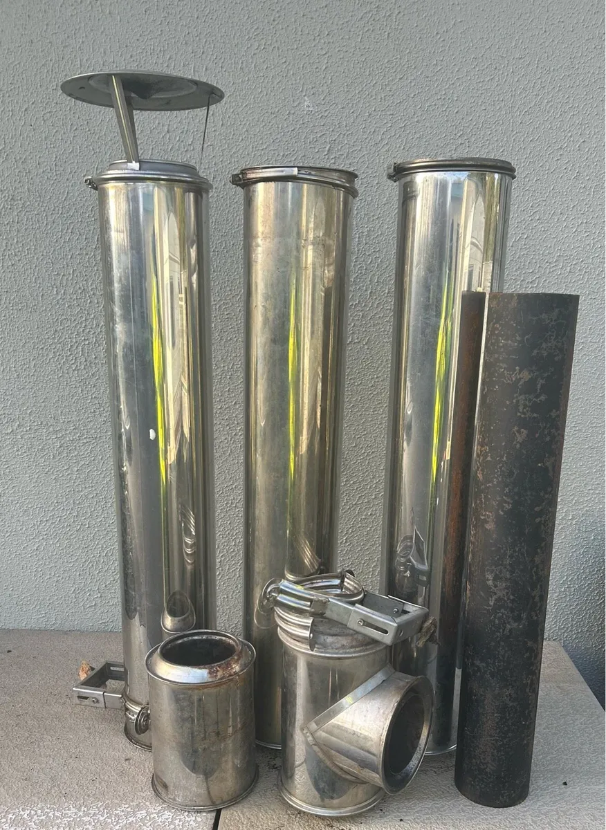 Stove chimney double skin and single - Image 3