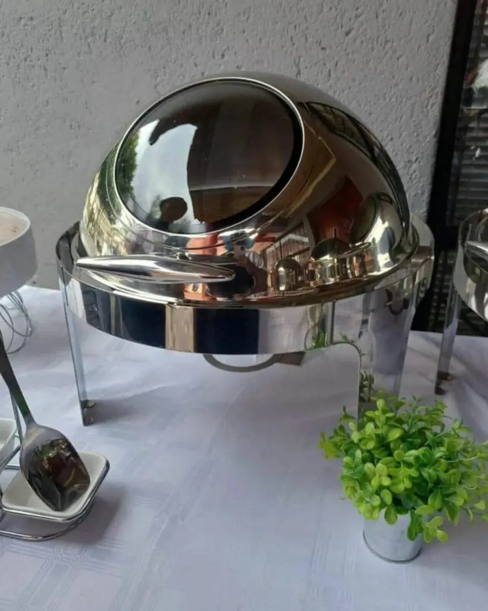 Food warmer chafing dish 6l round brand new - Image 1