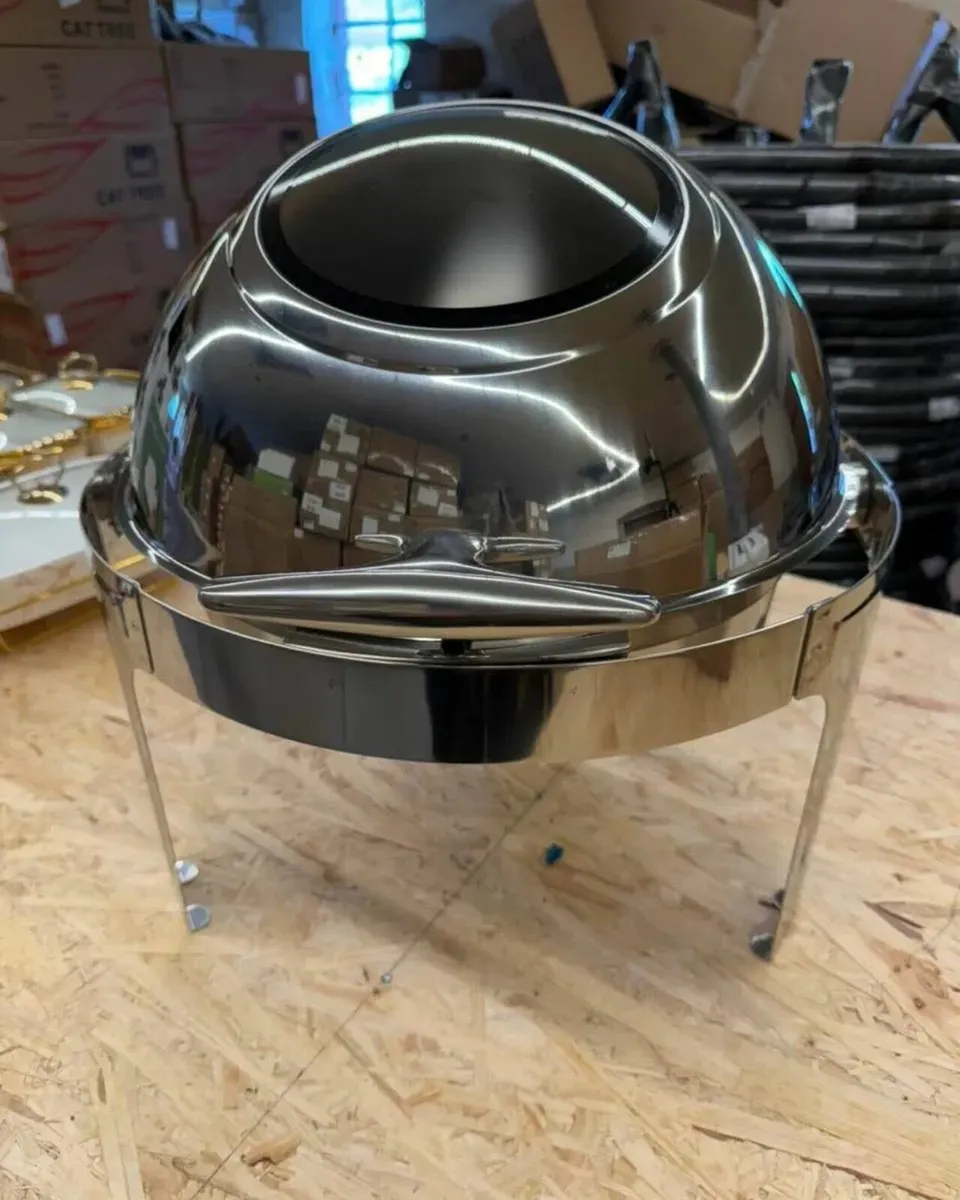 Food warmer chafing dish 6l round brand new - Image 2