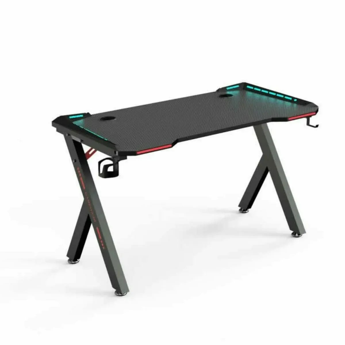 Gaming PC Table Desk With LED lights - Image 1