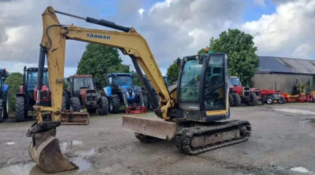 2017 Yanmar ViO 80-1 8 Tonne Digger - Image 1