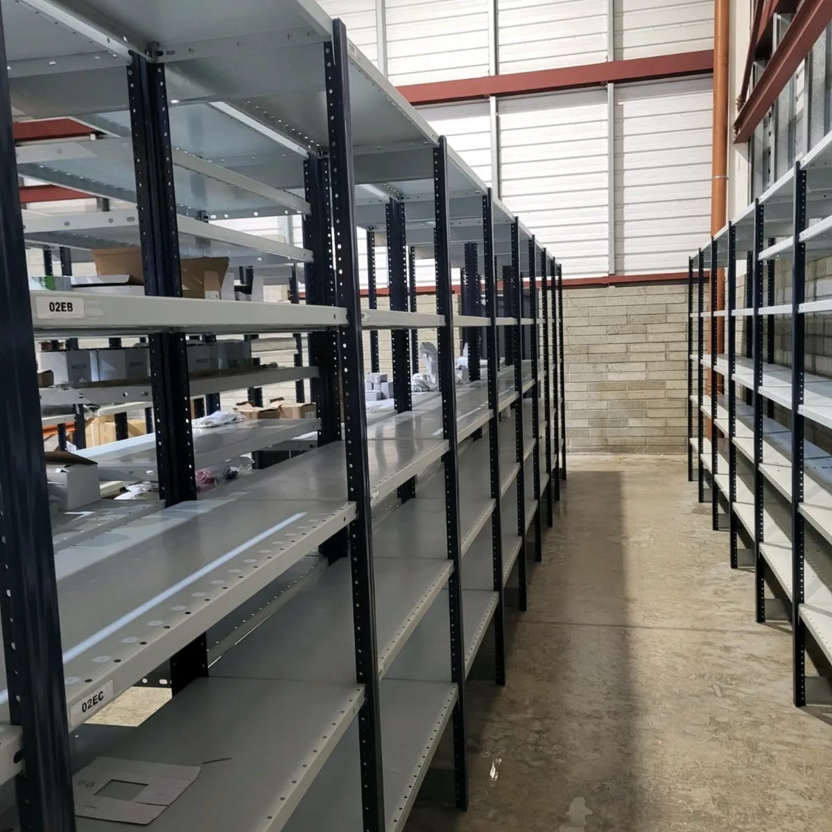Steel Small part Shelving and Long span racking - Image 1