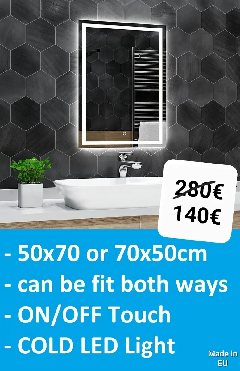 LED Bathroom Mirror - Image 1