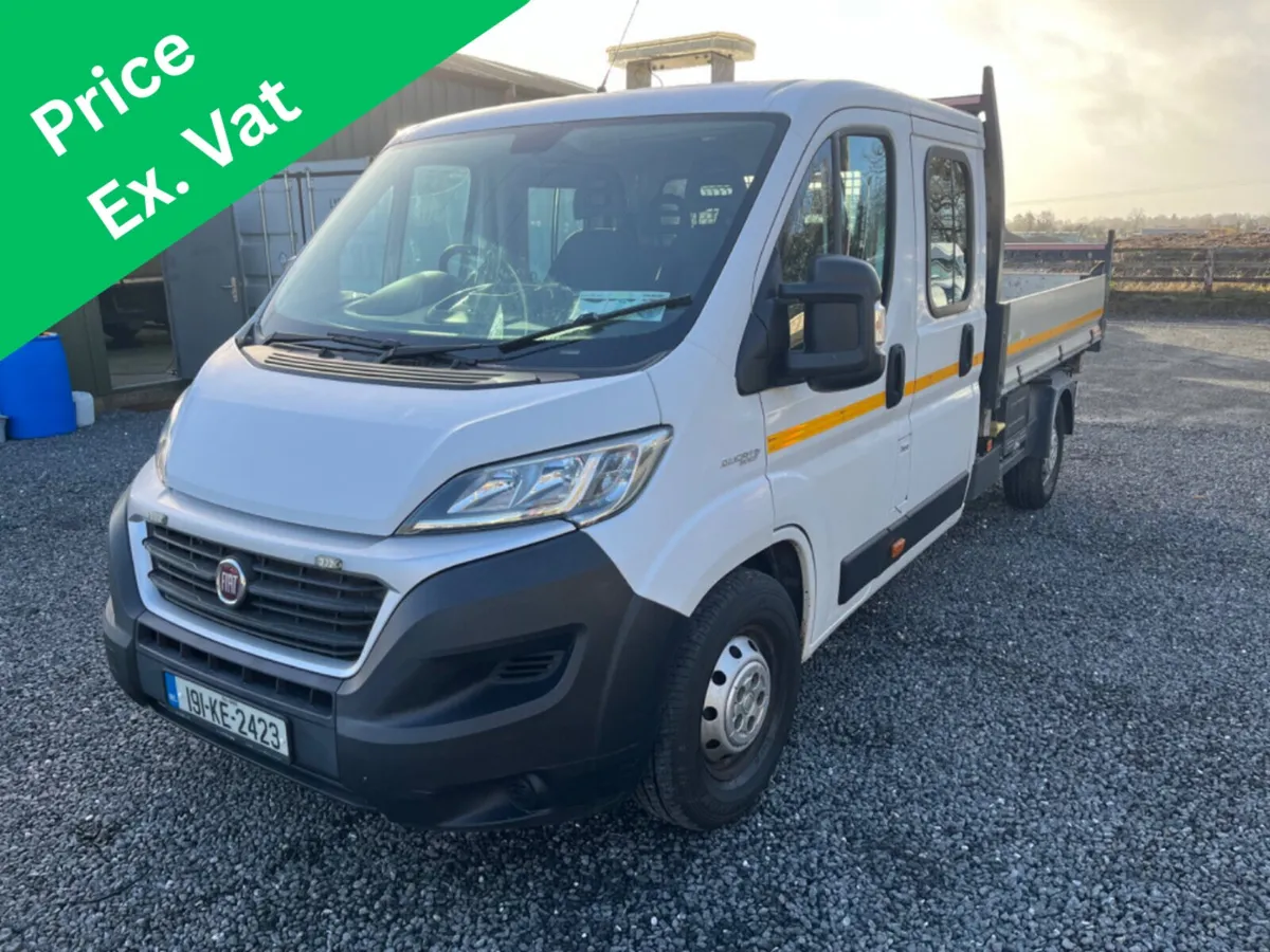 Fiat Ducato C/Cab 3 Way Tipper 2.3L Diesel 130BHP - Image 1