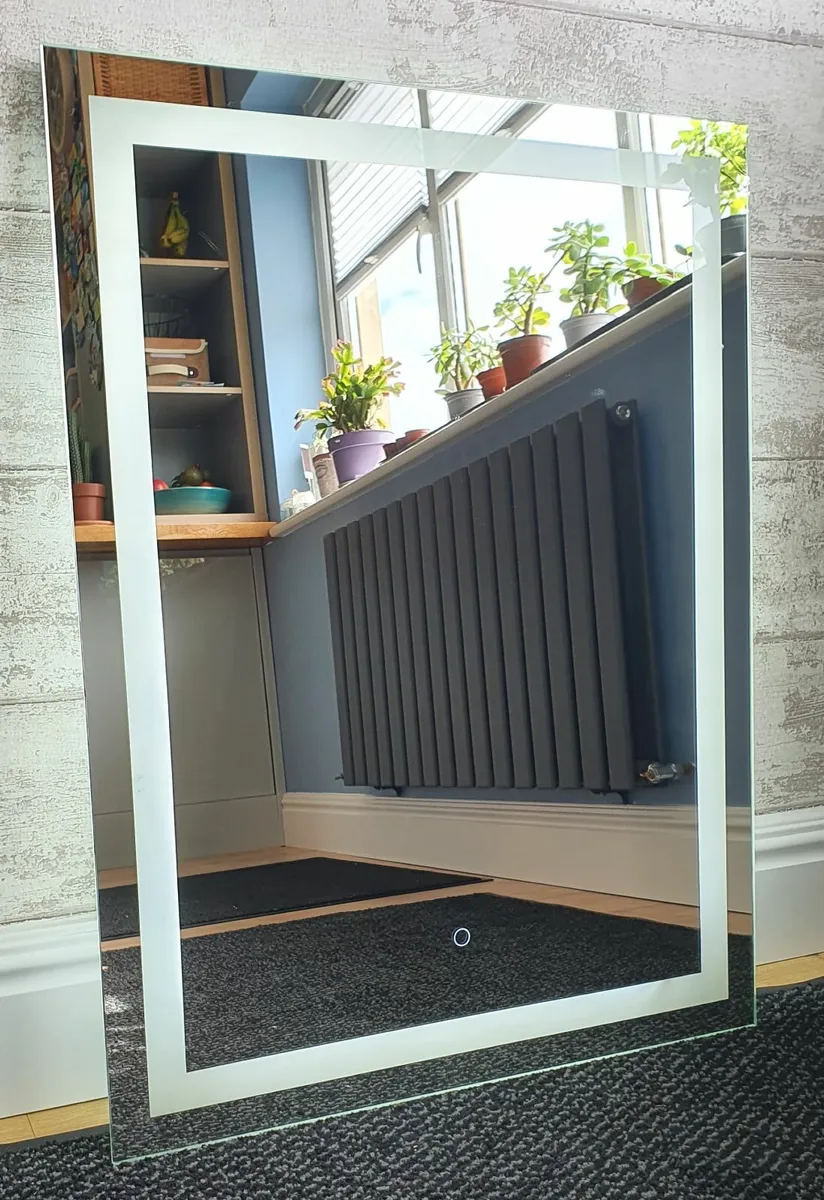 LED Bathroom Mirror 60x80cm - Image 1