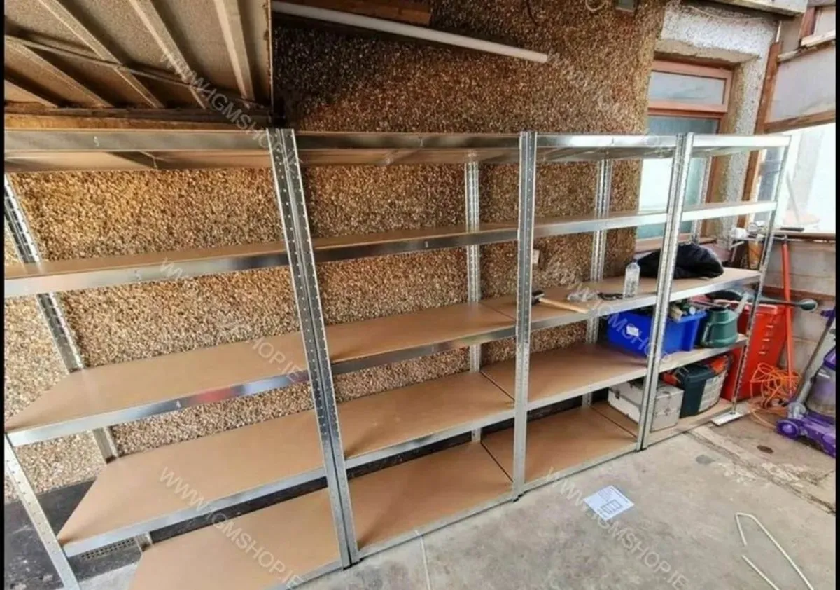 Galvanized Shelving 5 tier boltless storage units - Image 4