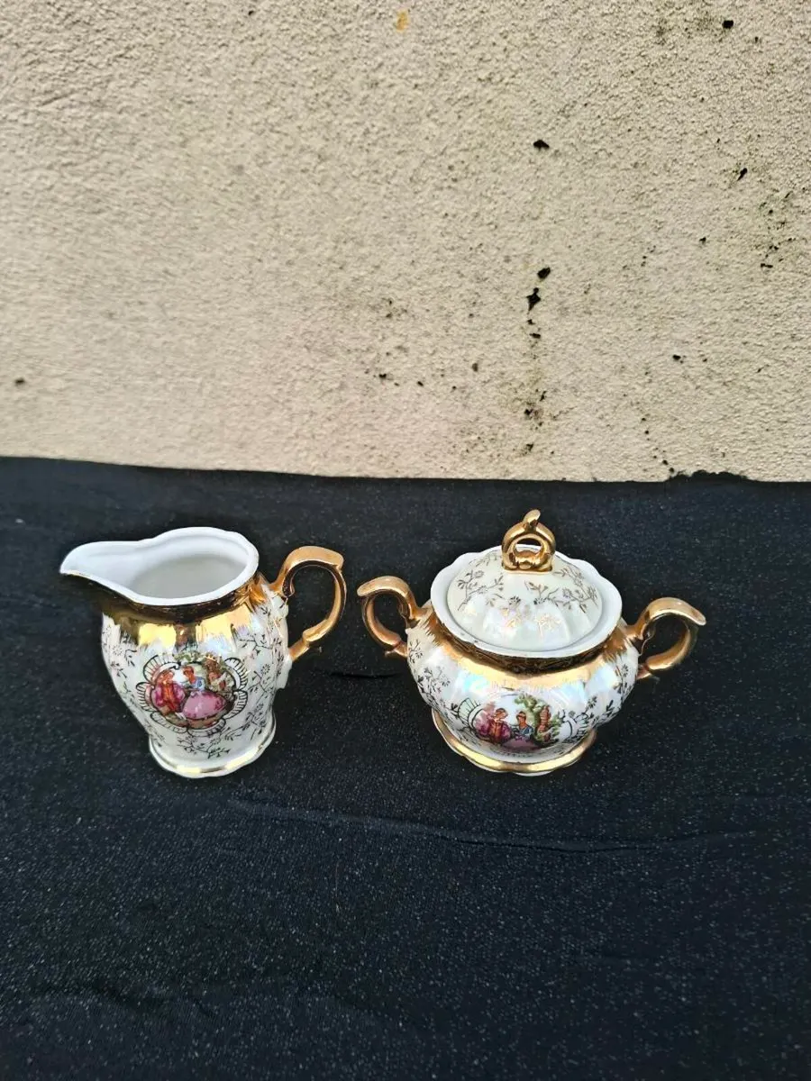 marquise milk jug and sugar bowl postage possible