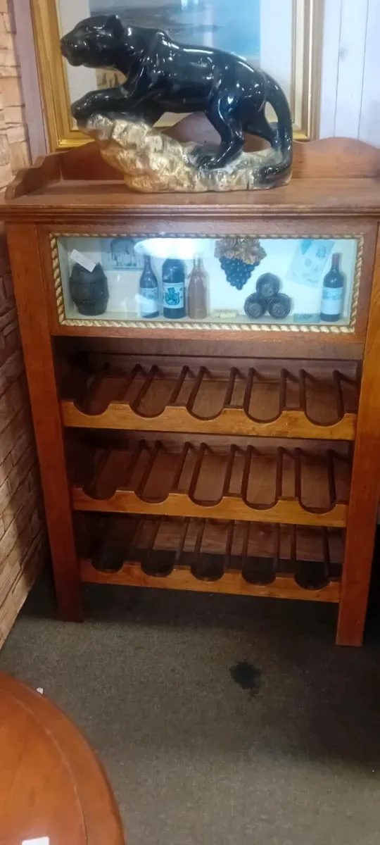 Decorative Oak Wine Rack