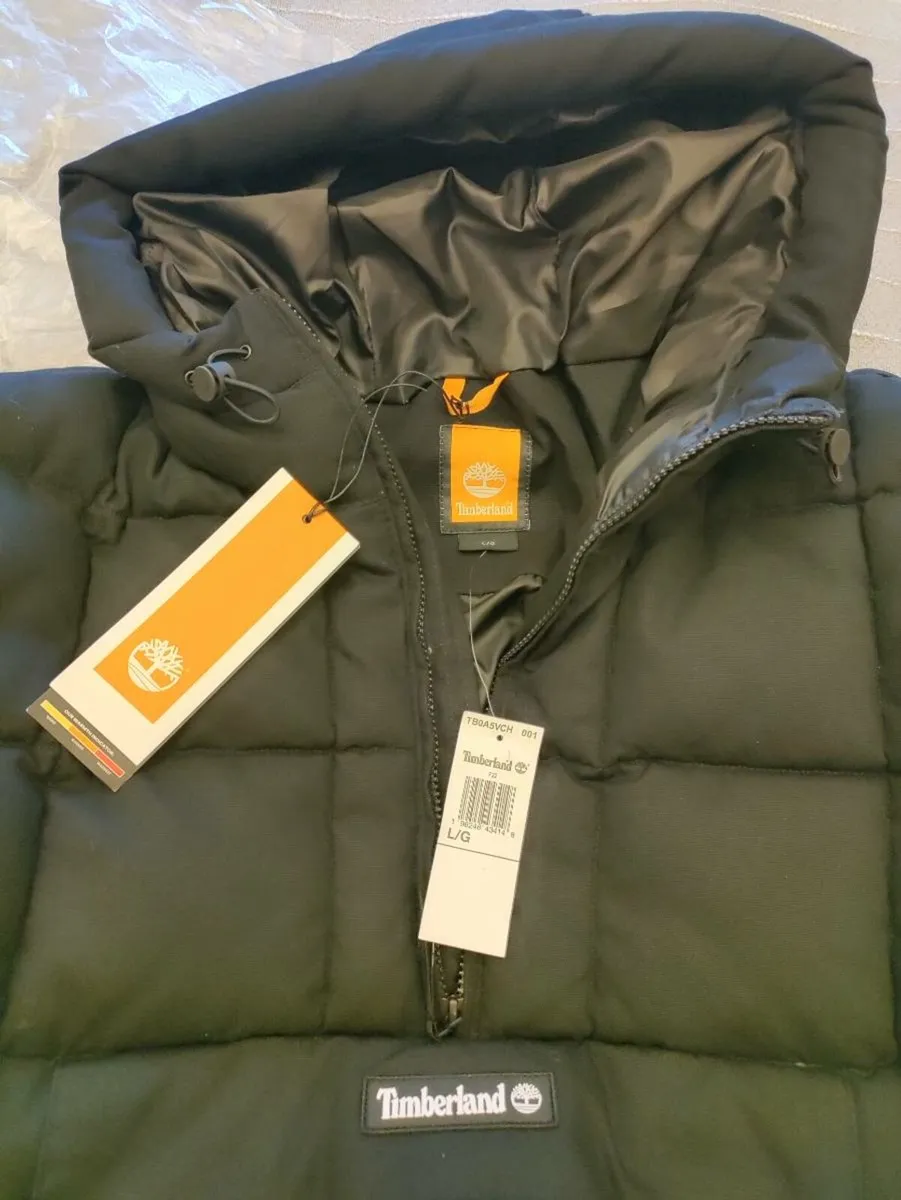Timberland utility puffer jacket L New - Image 1
