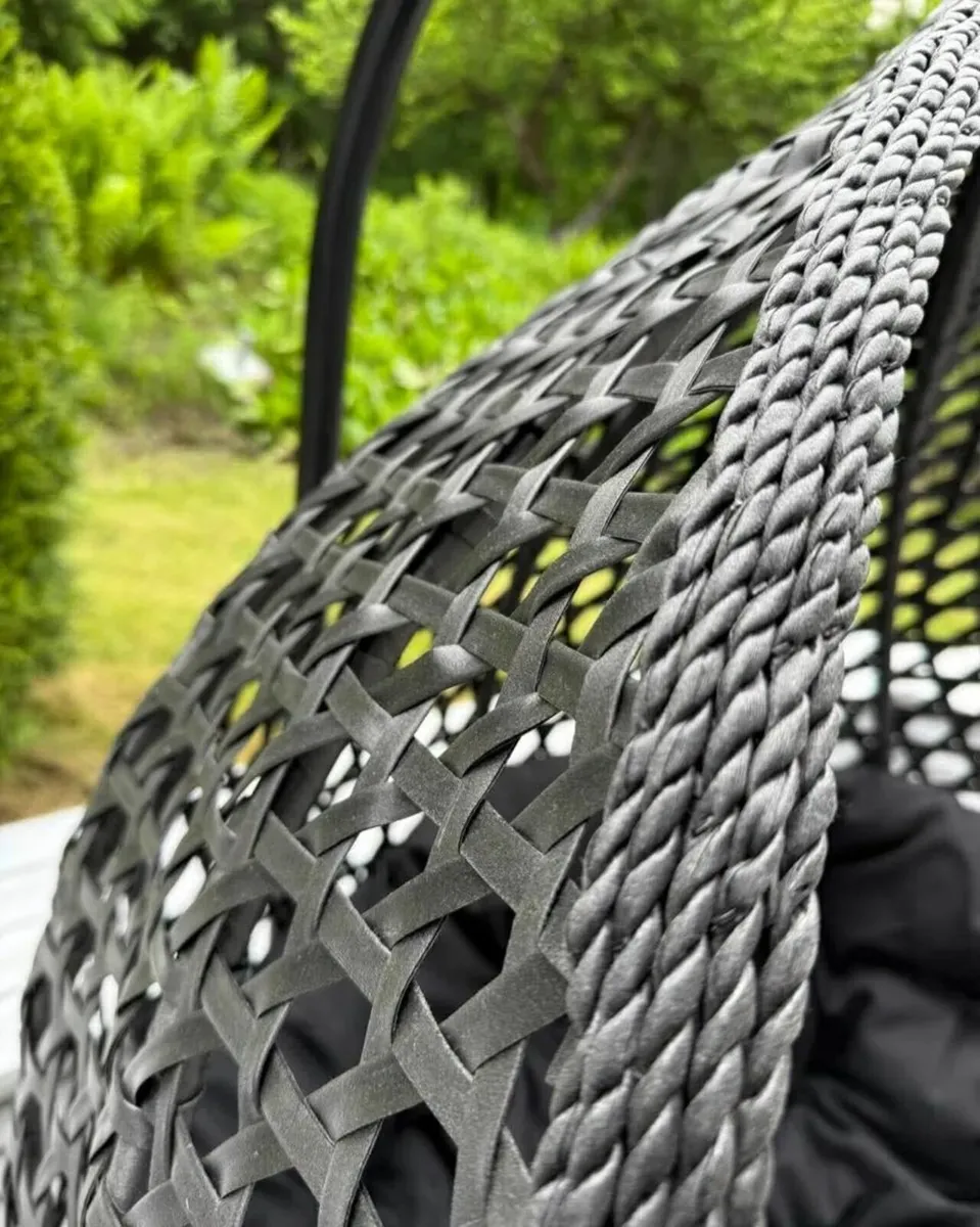 Egg Chair with Cushion and frame - Image 3