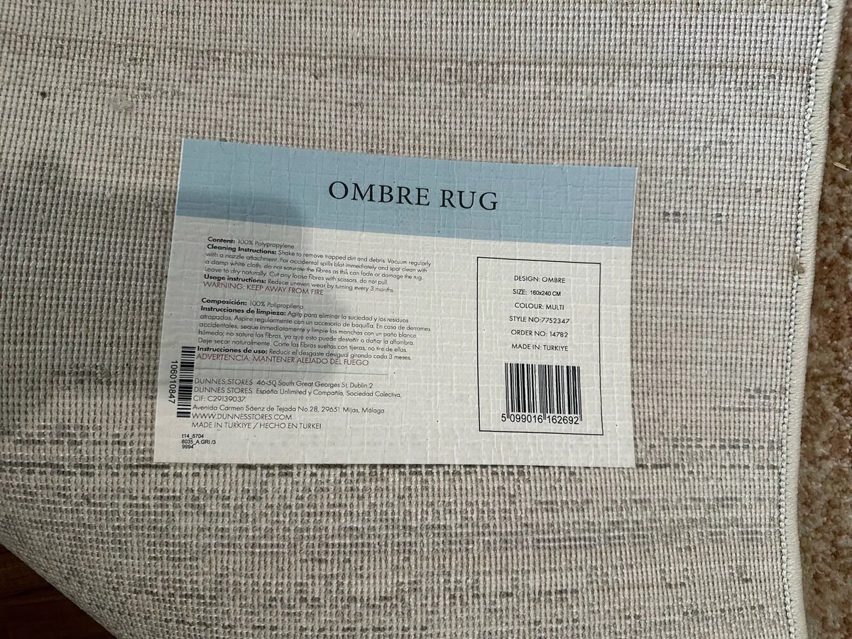 Carpet from Dunnes Store 160x240 - Image 2