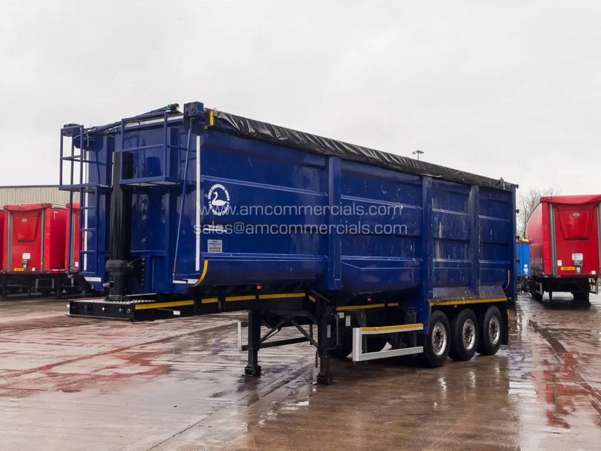 2022 SWAN ST338 80yd³ SCRAP TIPPER TRAILER - Image 3