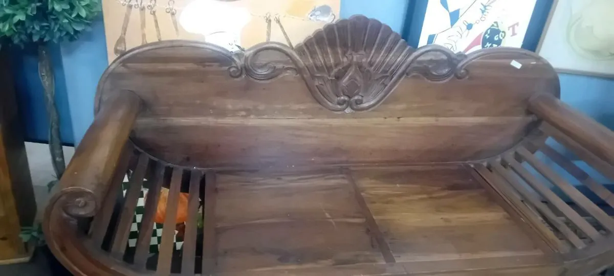 Decorative Hardwood Two Seat Sofa - Image 2