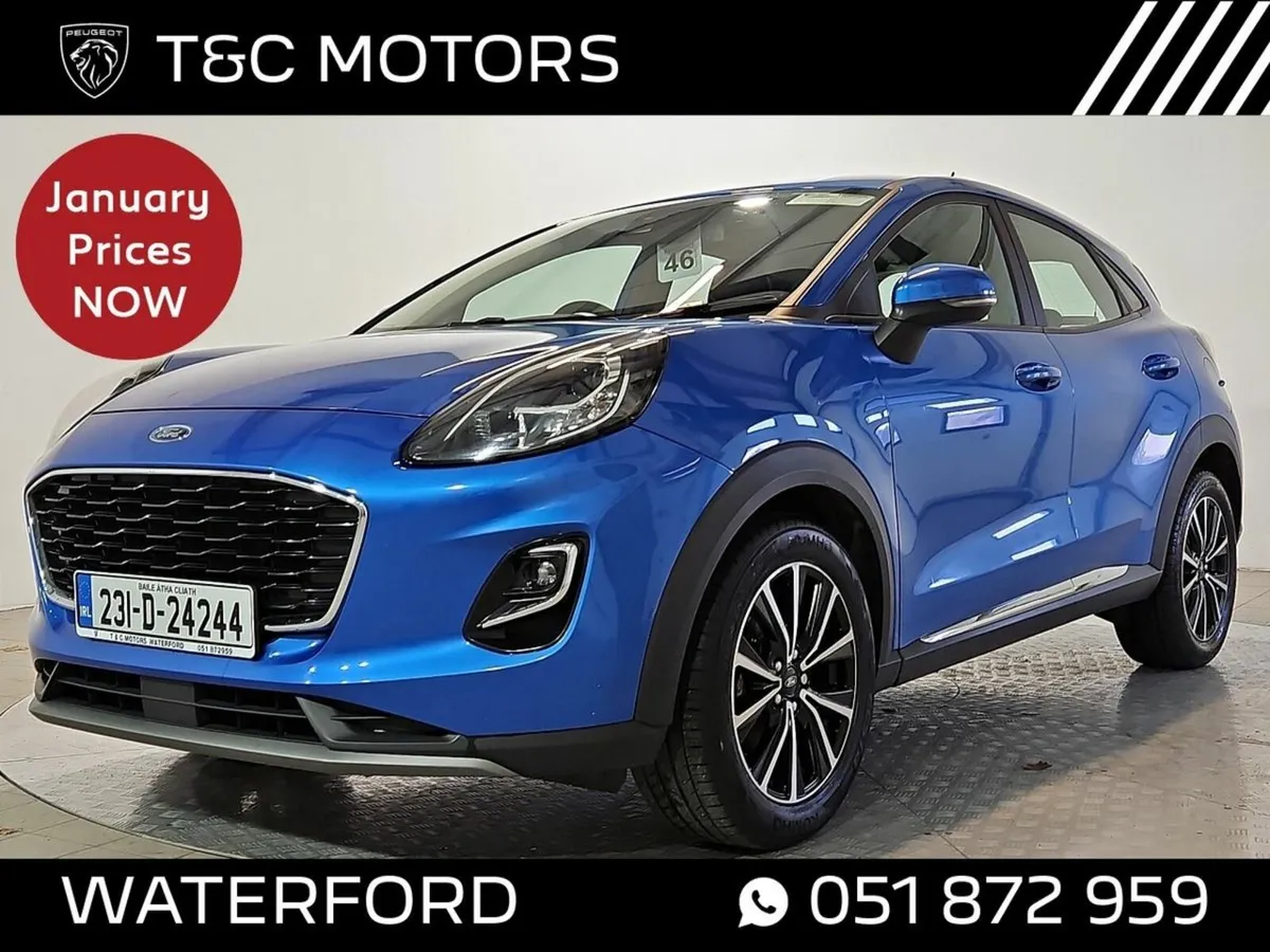 Ford Puma Titanium 1.0 MHEV 125BHP  Sat Nav, Air C - Image 1