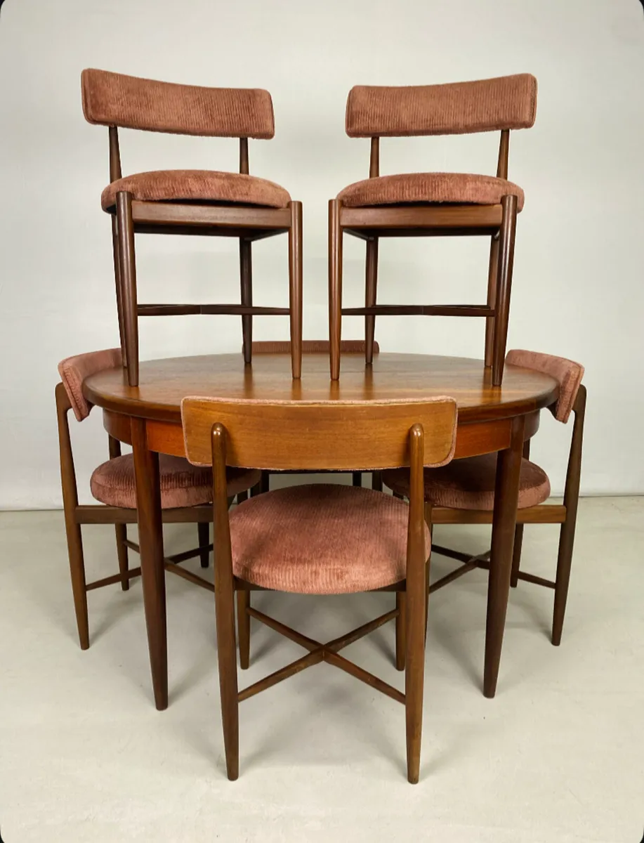 Mid Century G Plan Fresco Table & Chairs - Image 1