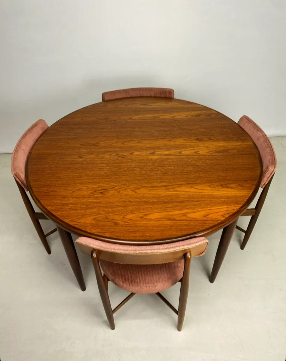 Mid Century G Plan Fresco Table & Chairs - Image 2
