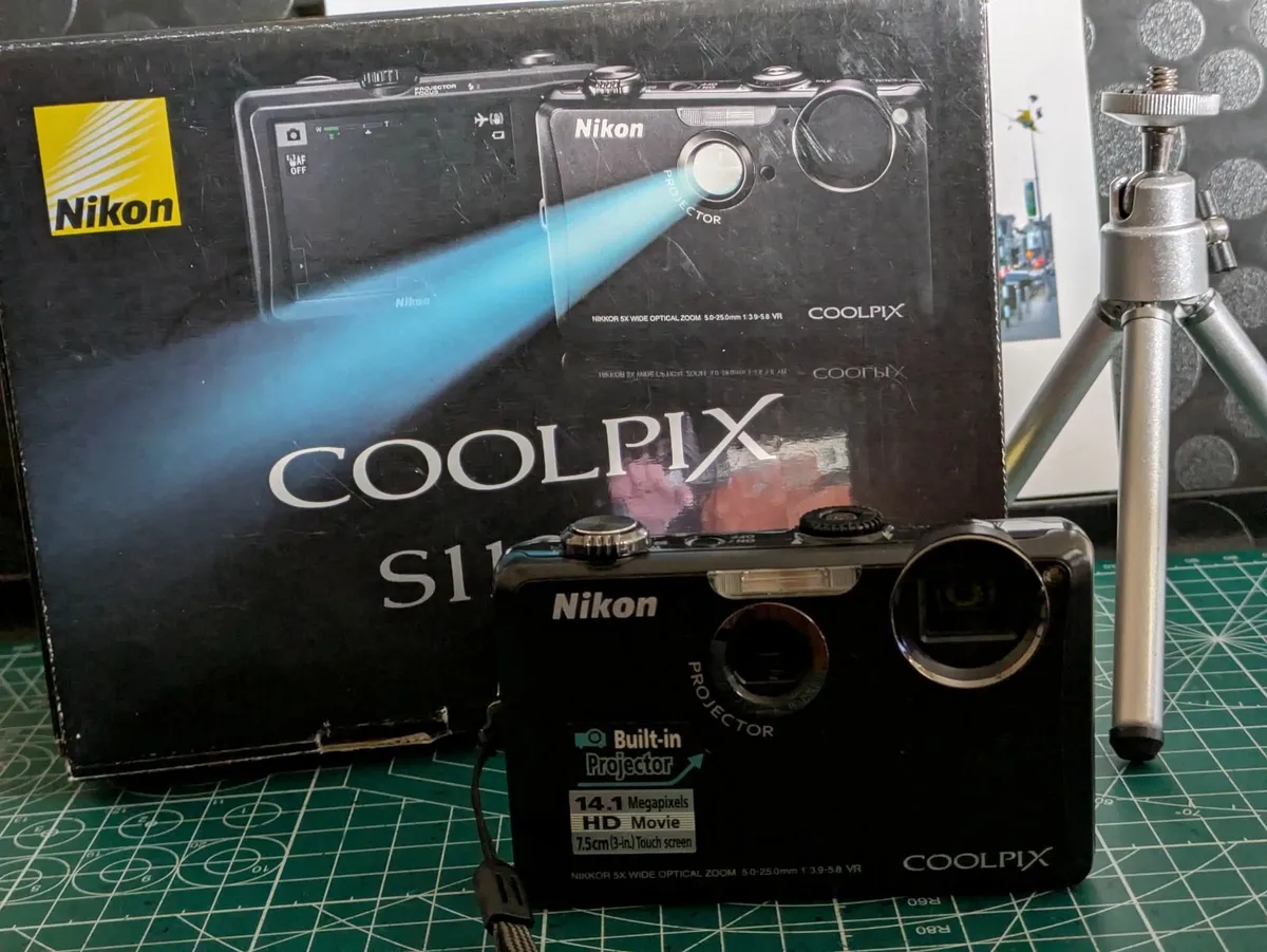 Nikon S1100pj 14MP CCD🌈  camera with projector! - Image 1