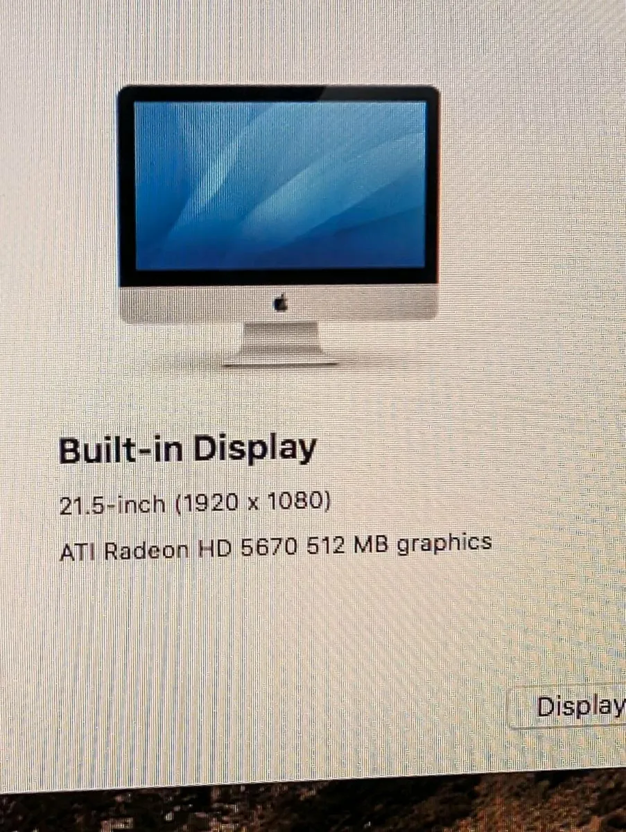 Apple iMac 21.5 inch Mid 2010 - Image 3