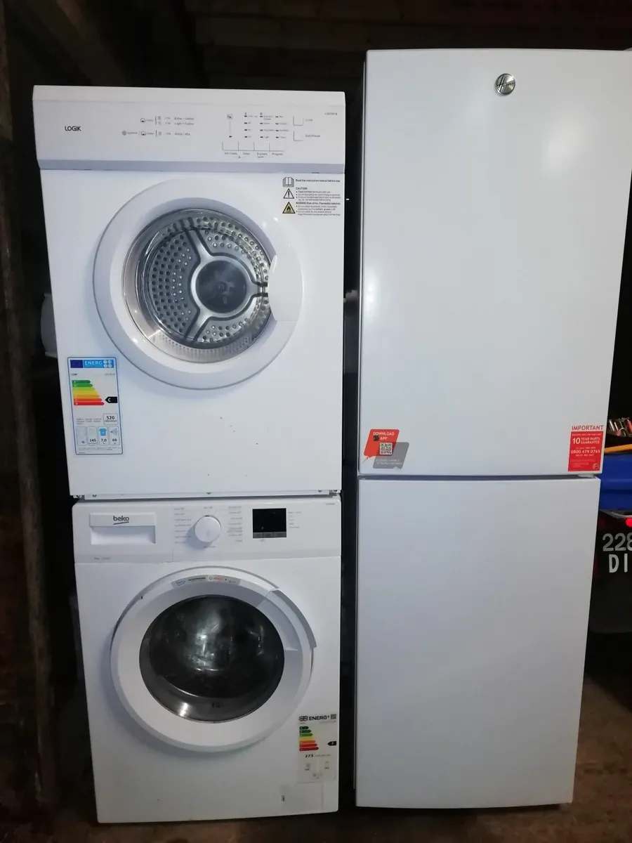 Washing machine, tumble dryer, fridge freezer - Image 1