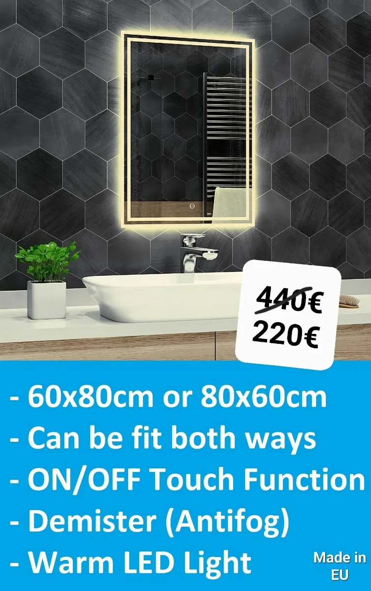 LED Bathroom Mirror - Image 3