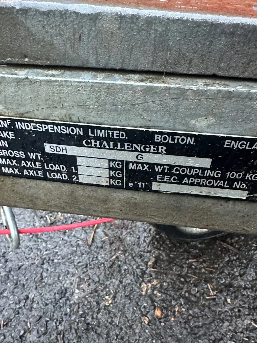 Indespension 3.5 tonne mini digger trailer - Image 3