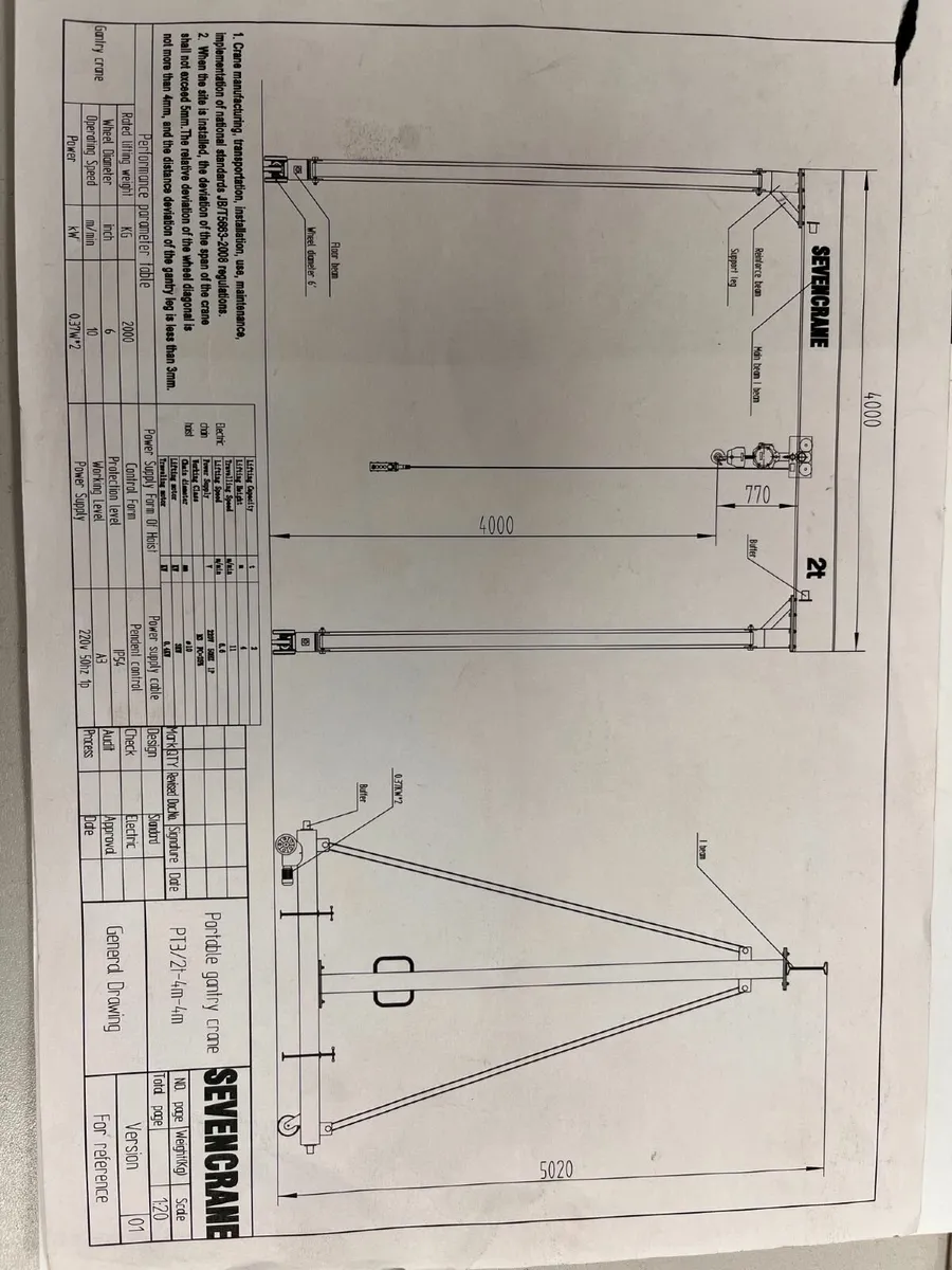 Gantry Crane - Image 1