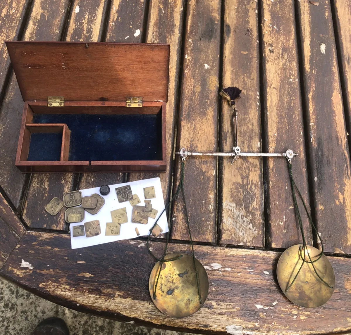 Antique Scales and Weights - Image 1