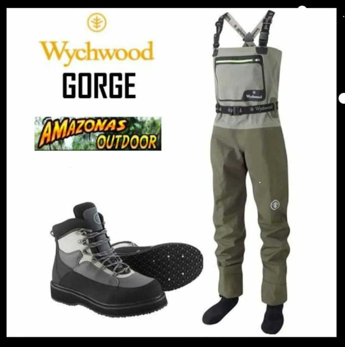 Wychwood Gorge Breathable Chest Waders and Boots