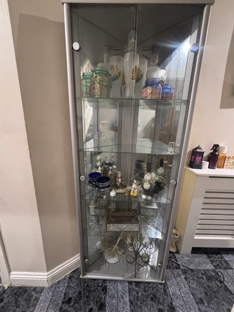 Glass display cabinet - Image 1