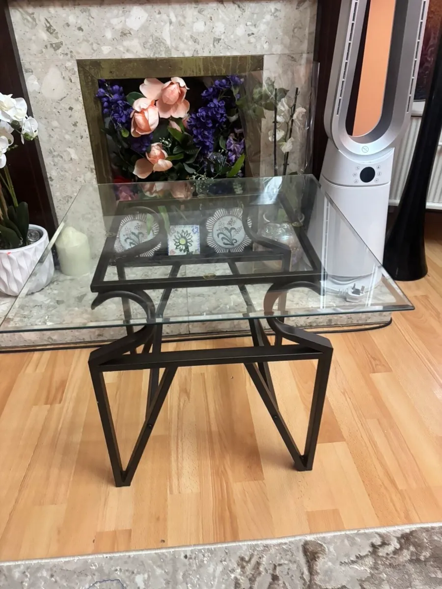 Glass coffee table - Image 3