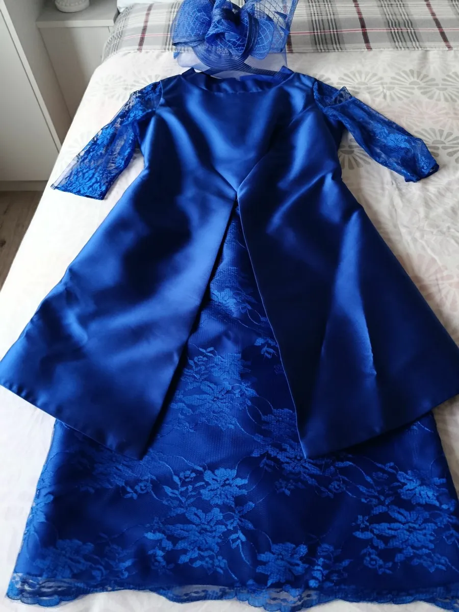 Mother of Bride dress with fascinator. - Image 4