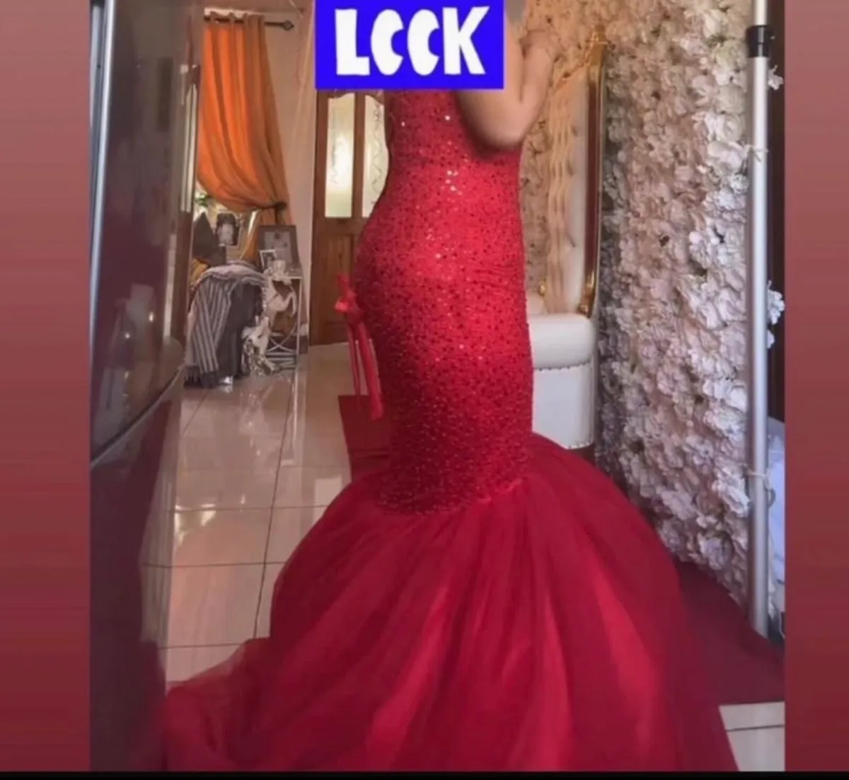 Red debs dress - Image 4